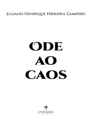 cover image of Ode ao caos